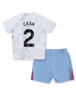 Aston Villa Matty Cash #2 Vieraspaita Lasten 2023-24 Lyhythihainen (+ shortsit)